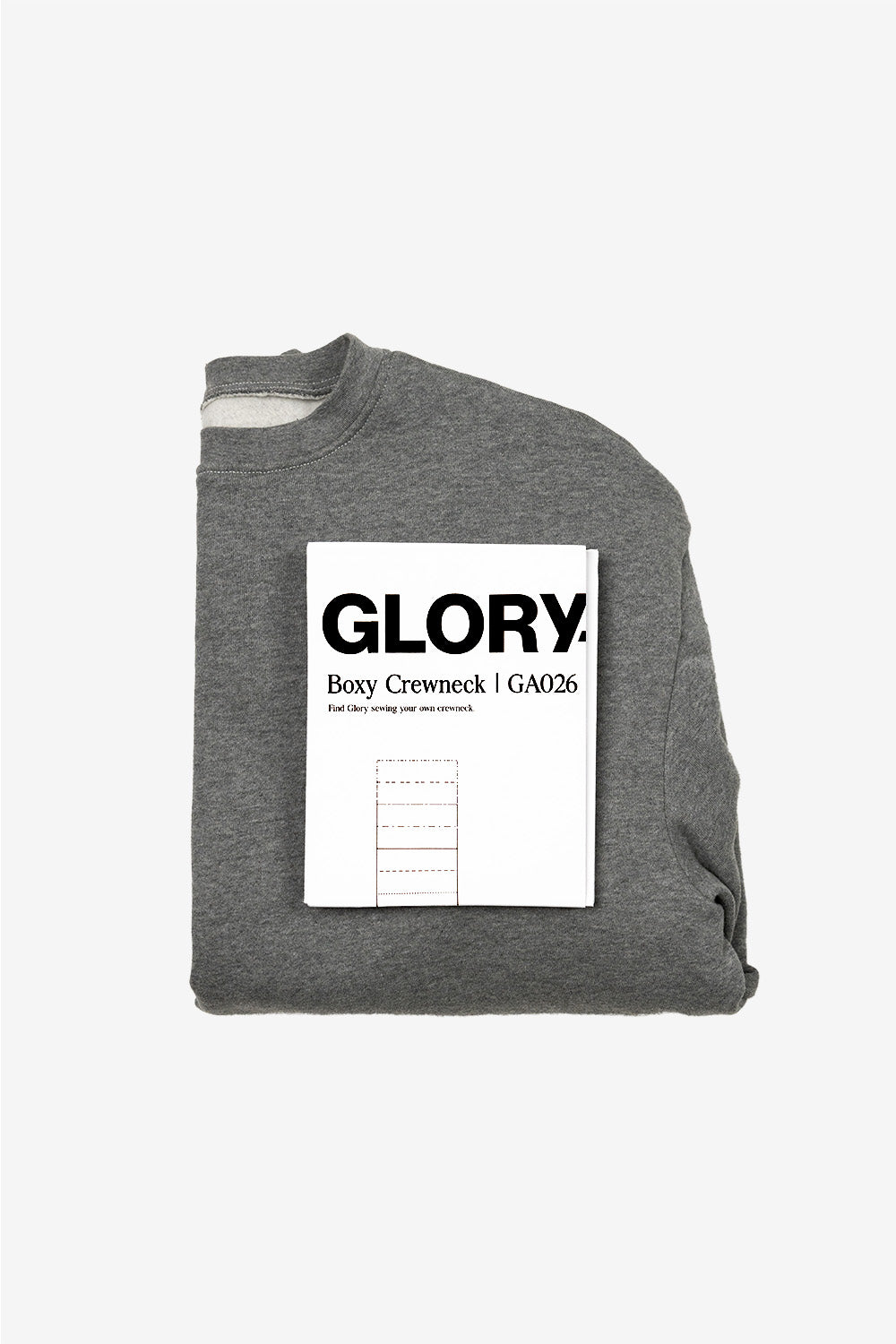 LOHEN CREW NECK PLAN CUT＆SEW Boxy Crewneck Pattern - Sewing Pattern and Instructions