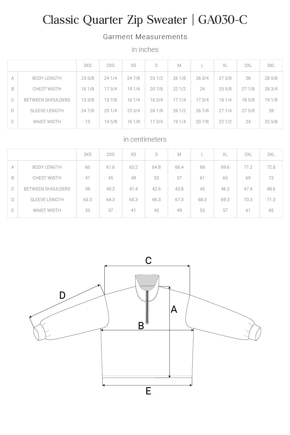 Classic Quarter Zip Sweater DIY Kit