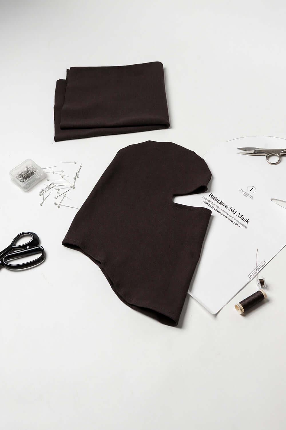 Balaclava Stretch Ski Mask DIY - free digital sewing pattern
