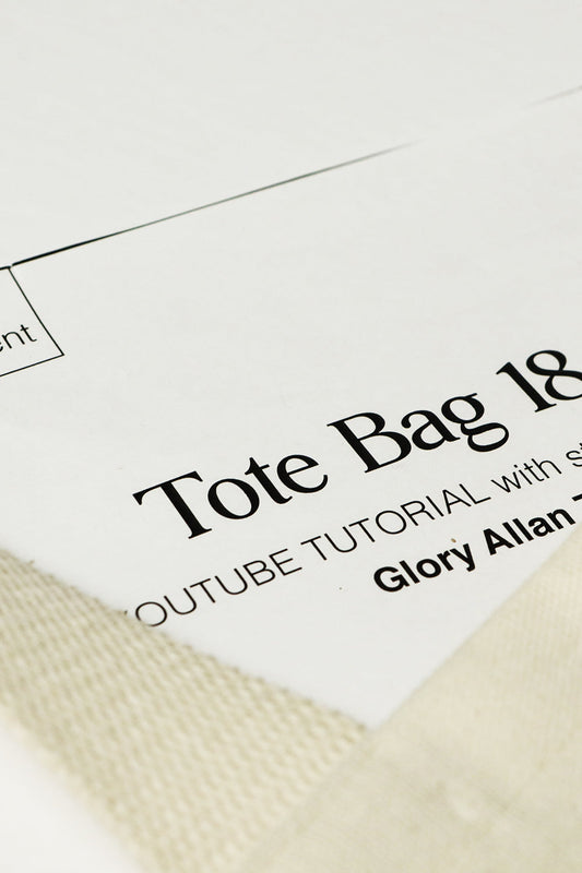 Sewing Pattern for Fashionable Clothes Glory Allan Tote Bag