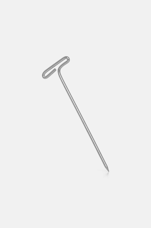 Metal T-shaped ball point sewing pins