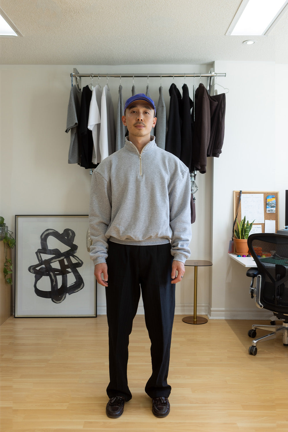 Boxy Quarter Zip Sweater DIY Kit