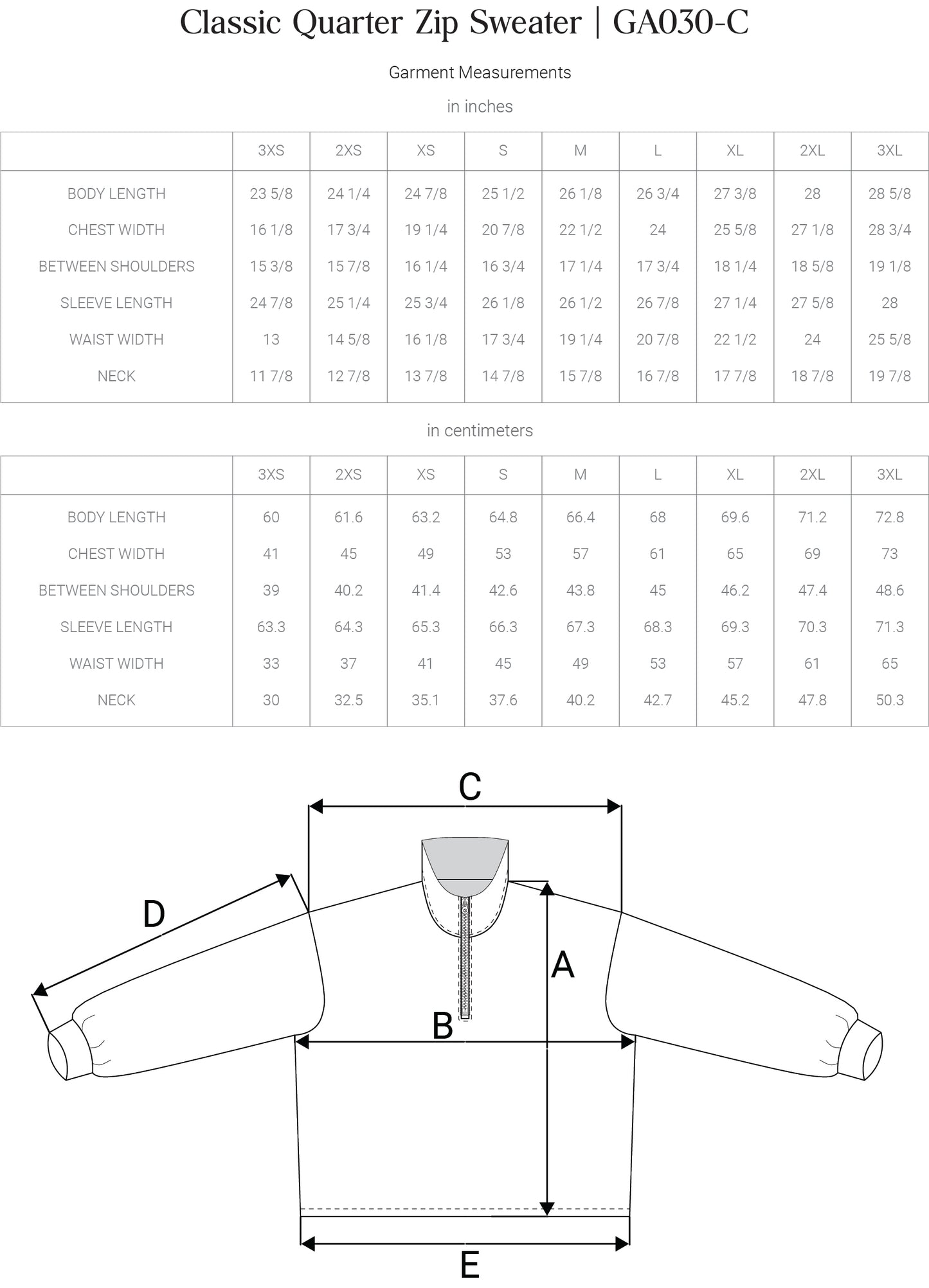 Classic Quarter Zip Sweater DIY Kit