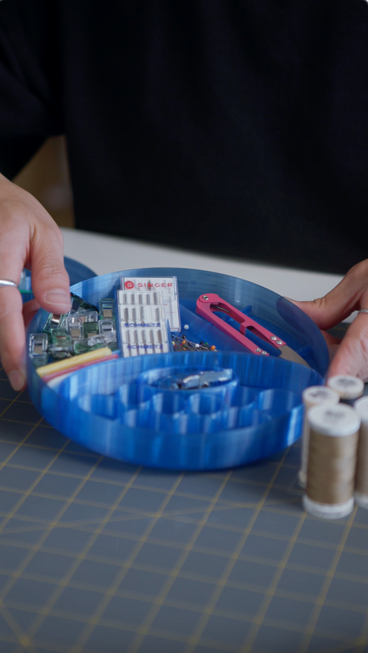 Cookie Tin Sewing Organizer