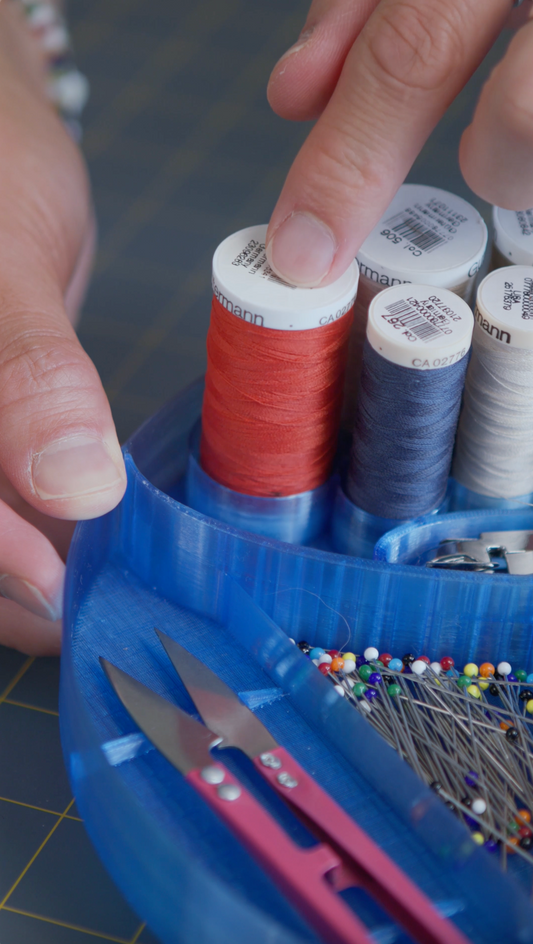 Cookie Tin Sewing Organizer
