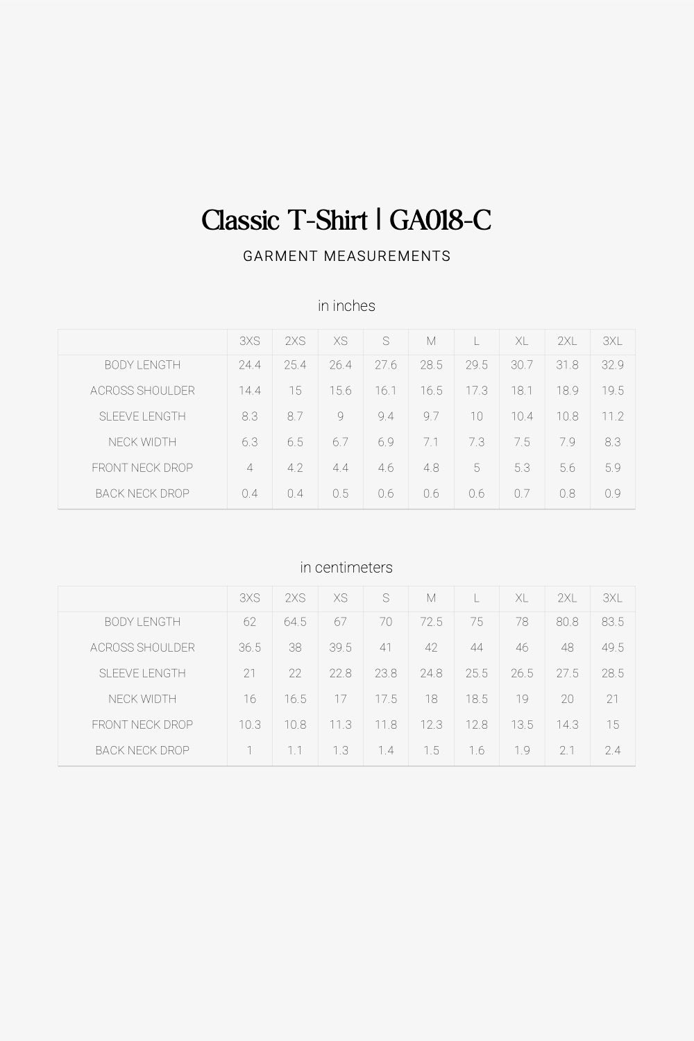 Classic T-Shirt DIY Kit