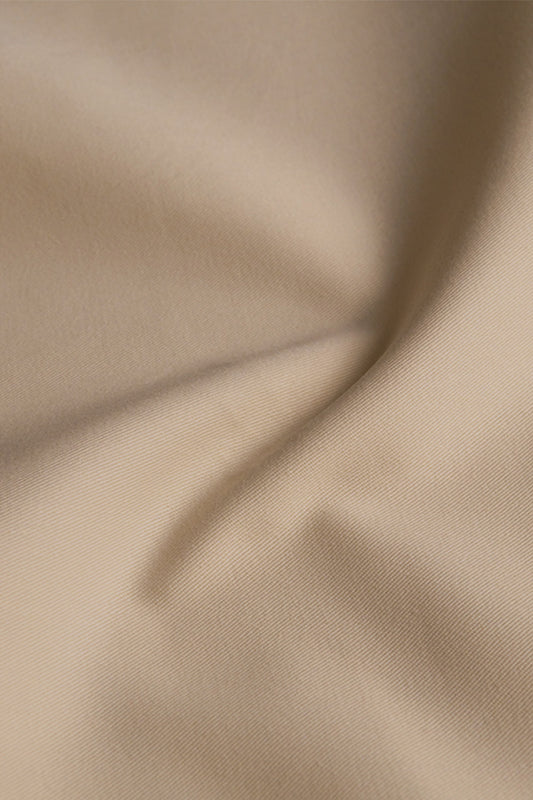100% cotton fabric in natural beige color - perfect for sewing kits and crafting projects