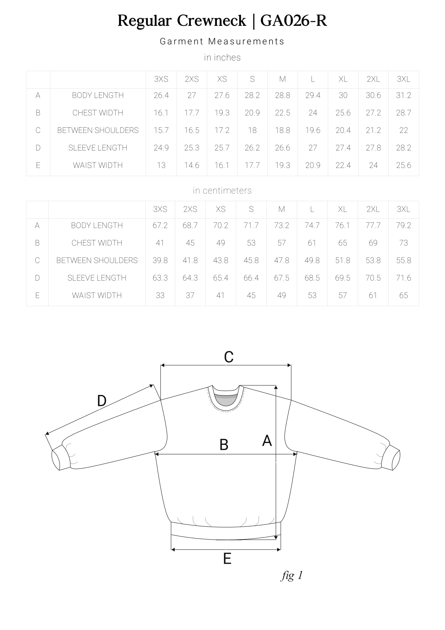 Classic Crewneck Pattern - Sewing Pattern and Instructions Classic Crewneck Pattern - Sewing Pattern and Instructions