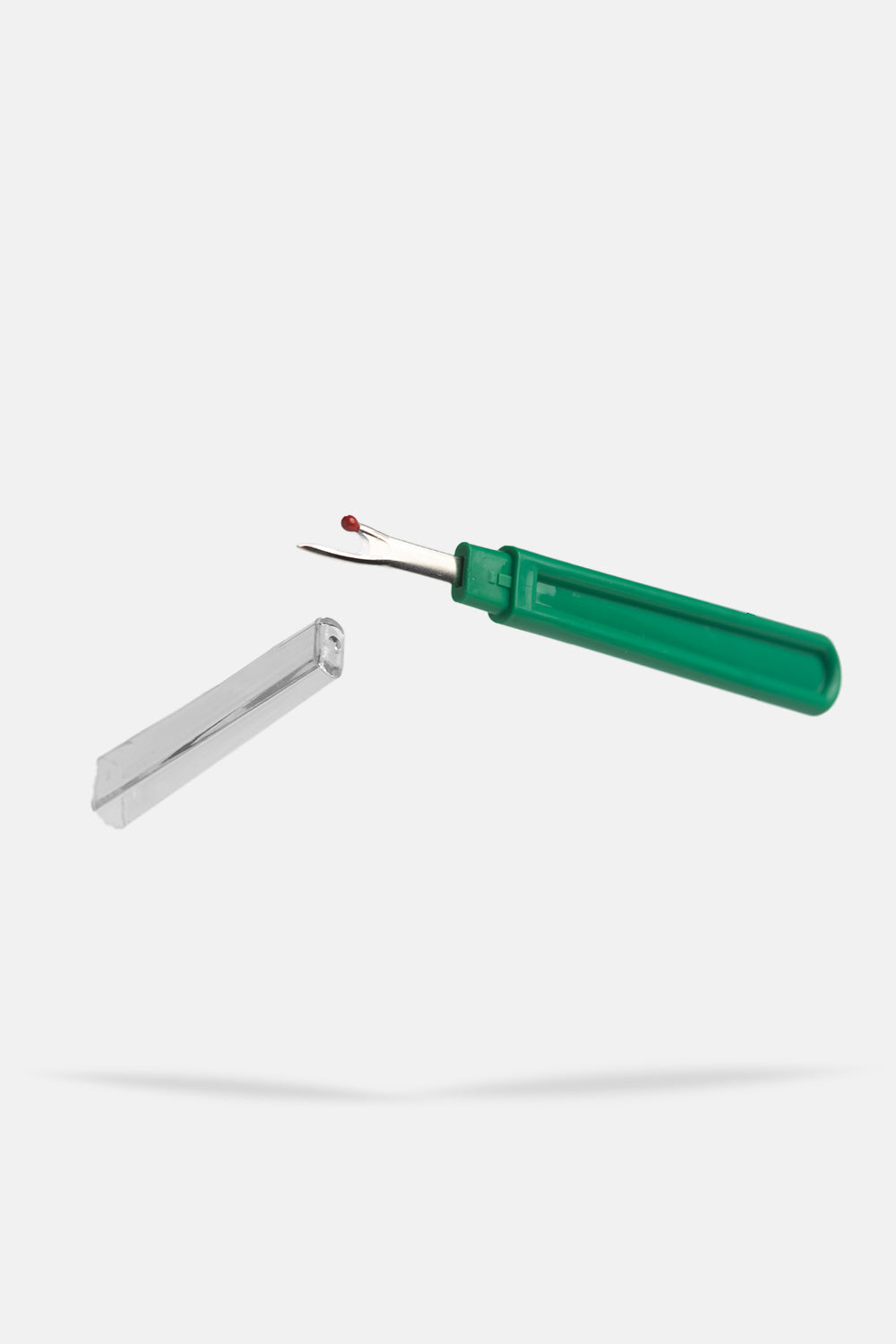 Deconstruct garments with precision using our green and silver Seam Ripper.