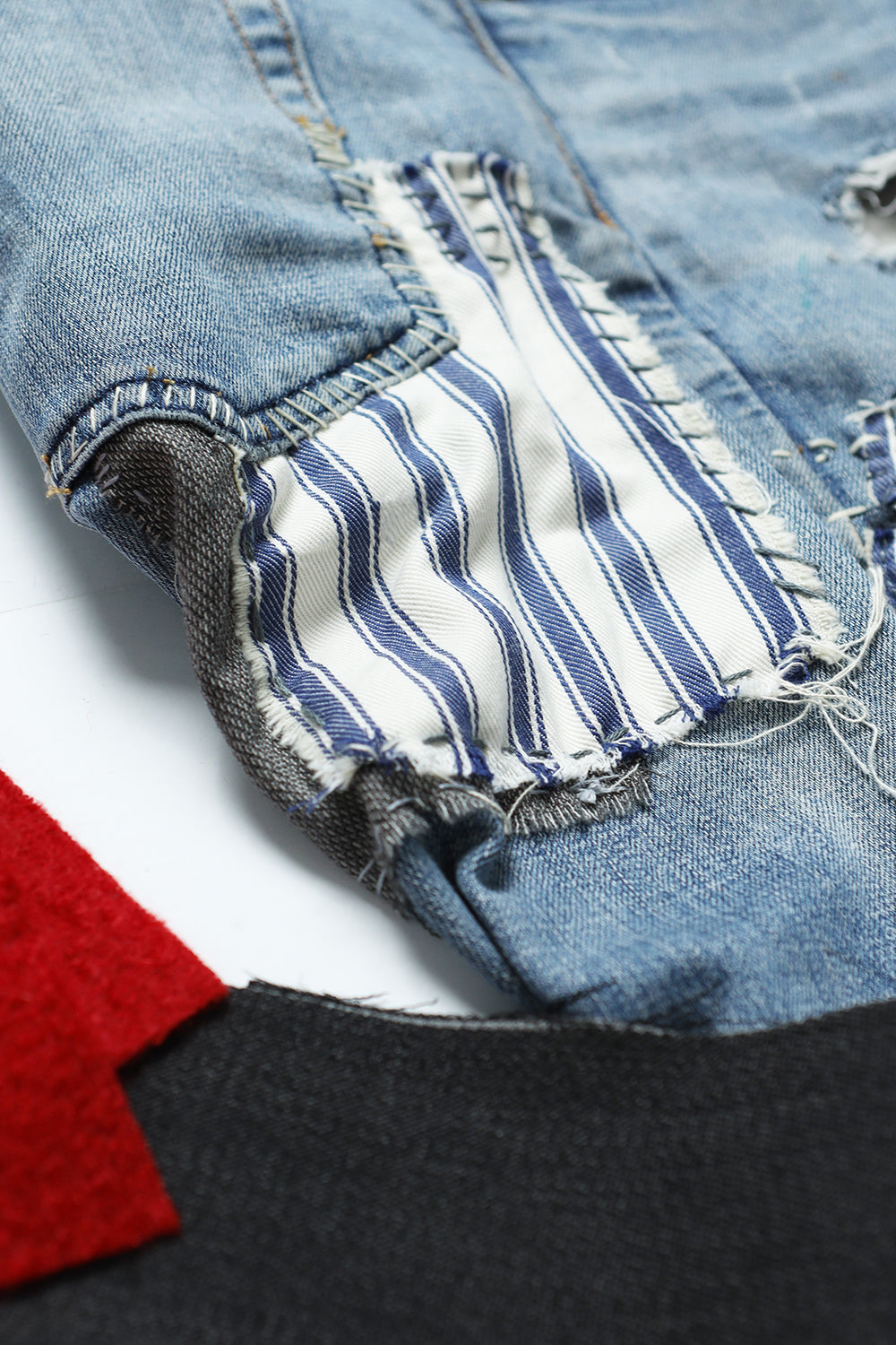 Patchwork on Jeans