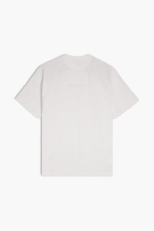 White Boxy Tee